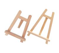 Homoyoyo Lot de 2 Chevalets pour Garçon et Filles, Supports de Peinture Artistiques Triangulaires 15x20 Cm et 20x28 Cm, Étagères Légères et Portables, Support à Dessin pour Atelier Créatif