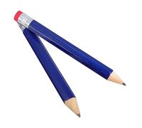 Homoyoyo Lot de 2 Crayons Géants en Bois de 39 Cm Crayons à Mine Jumbo Bleu pour Garçon et Filles et Fournitures Scolaires Adaptés la Maternelle et Bureau Format Surdimensionné Meilleur