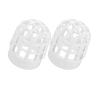 Homoyoyo Lot de 2 Crépines de Filtre de Protection de Gouttière en PVC Maille Robuste Capuchon Anti-Vent 160 MM Protège Descentes de Gouttière et Caniveaux Extérieurs Feuilles et