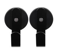 Homoyoyo Lot de 2 Crochets Magnétiques Noirs 65 CM Suspendre de Couronnes Crochet Mural Multifonction pour Rangement la Cuisine et Maison de Rangement Robuste et Compact