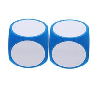 Homoyoyo Lot de 2 Dés en Mousse Effaçables 10 Cm Cubes pour Loisirs Créatifs et Enseignement en Classe, pour Développer la Créativité des Garçon et Filles