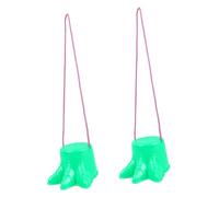 Homoyoyo Lot de 2 Échasses D’équilibre pour Garçon et Filles Vertes en Plastique, D’entraînement Sensoriel Préscolaire, Équipement de Jeu Extérieur pour Développement Couleur Aléatoire