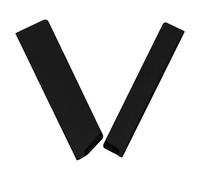 Homoyoyo Lot de 2 Étuis de Protection Universels pour Couteaux Cuisine 20 CM Coque ABS Noire Revêtement Antidérapant Protège-Lame Rectangulaire Sécurisé pour Voyage et Usage Quotidien