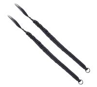 Homoyoyo Lot De 2 Extensions De Cheveux Longues Tressées 100 Cm Effet Naturel, Perruques Tressées Synthétiques Pour Femme, Cosplay, Fête Et Carnaval