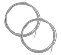 Homoyoyo Lot de 2 Ficelles de Filet de Basket-Ball en Câble Acier Plastifié, Corde Résistante pour Enfilage de Filet à Arceau, Accessoire Solide pour Installation Intérieure et Extérieure