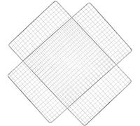 Homoyoyo Lot de 2 Grilles de Barbecue en Acier Inoxydable 44x26 Cm, Filet Multifonction pour Cuisson Extérieure, Ustensiles Cuisine Camping et Grillades, Accessoires Barbecue Patio