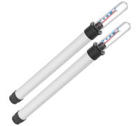 Homoyoyo Lot de 2 indicateurs de niveau d'eau pour pots de fleurs - Indicateur de niveau d'eau des plantes blanches avec bouée flottante pour contrôler l'arrosage des plantes d'intérieur et des