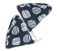 Homoyoyo Lot de 2 Moufles Isolants en Tissu pour Poignées et Couvercles de Casseroles Protection Anti-Brûlure Taille Petite Motifs Carrés Résistants à la Chaleur Adaptés la Cuisine