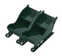 Homoyoyo Lot De 2 Petits Traîneaux du Père Noël : Bol Et Panier De Présentation De Bureau en Plastique - Décorations De Village De Noël Et De Bureau - Traîneau De Centre De Table De