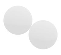 Homoyoyo Lot de 2 Pierres de Sel Chauffantes Naturelles pour Corporel Diamètre 5 CM pour Spa Sauna et Relaxation Musculaire Pierre à Essentielle Accessoire Bien-être Polyvalent