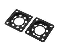Homoyoyo Lot de 2 Plaques D'isolation en Fer Noir pour Subwoofer et Platine, de Bruit et Isolation des Vibrations pour Systèmes de Théâtre et Studios