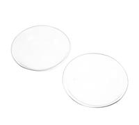 Homoyoyo Lot de 2 Plats en Transparent de Chapeau de Plats de Rechange pour à Cire et Diffuseur D’Huiles Essentielles Compatibles Universellement Adaptés Salon et Chambre Nettoyage