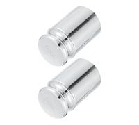 Homoyoyo Lot de 2 Poids d'Étalonnage en Acier Plaqué Chrome 200 G M1 pour Balance Électronique Calibration Précise Fournitures pour Balance Numérique Usage Laboratoire et Enseignement