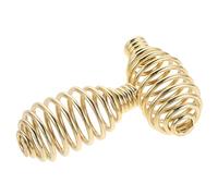 Homoyoyo Lot de 2 Poignées à Ressort Résistantes la Chaleur pour Poêle à Bois et Barbecue, Poignée de Rechange en Métal, pour Fumoir et Four, Accessoires pour Poêle à Granulés, Facile