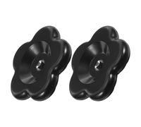 Homoyoyo Lot de 2 Poignées de Vanne en Bakélite, Tige Carrée 6,6 X 6,6 X 7 Cm, Remplacement Précis pour Robinet Extérieur, Volants de Vanne Robustes et Ergonomiques pour Usage