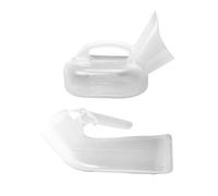 Homoyoyo Lot de 2 Pots D'urine Portables pour Aînés et Garçon et Filles, Plastique Solide, Grosse Capacité Graduation, Bouteille de Voyage Anti-fuite pour Usage Domestique et Toilettes,