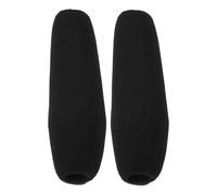 Homoyoyo Lot de 2 Protections Anti-vent pour Microphone Caméra en Mousse Haute Densité, Housse Pare-brise Micro pour Interviews Extérieures, Filtre Anti-bruit et Protection Antistatique