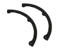 Homoyoyo Lot de 2 Protections D’extrémité de Snowboard en Caoutchouc Noir, Grosse Taille à 3 Trous, Pare-Chocs Anti-Chocs pour Nose et Tail, Accessoire D’Entretien et Protection de Bord