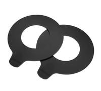 Homoyoyo Lot de 2 Rondelles en Caoutchouc Robustes 50X100X2 MM pour Excavatrice Cales Antivibratoires pour Bras de Pelle Hydraulique Pièces de Rechange Solide Accessoires pour Engins de