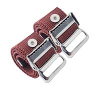 Homoyoyo Lot de 2 Sangles de Jambe Réglables pour Échasses en Nylon Alliage D'aluminium Offrant Stabilité Maximale et Confort pour Travaux en Cloison Sèche