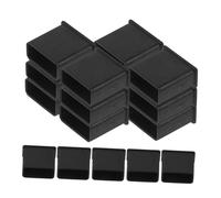 Homoyoyo Lot de 20 Caches de Port USB en Silicone Souple pour Clés USB Protecteur Anti-poussière Multifonction Noir Accessoires Informatiques pour Protection Utilisation Quotidienne