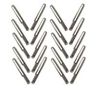 Homoyoyo Lot de 20 Chevilles Métalliques Solides pour Cordes de Lyre et Harpe, Accessoires de Réparation Compatibles Guitares et Violons, Fixation Stable pour Instruments à Cordes, Usage