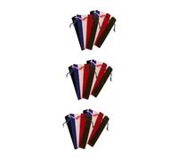 Homoyoyo Lot de 20 Étuis à Stylo en avec Cordon - Pochette De Rangement pour Stylos - Idéal pour Bureau École Ou Noir Rouge Rose 4 Pièces par Couleur
