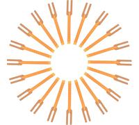 Homoyoyo Lot de 20 Filaments LED Flexibles 3V 2200K Lumière Jaune Douce 25 MM pour Réparation Lampes Éclairage LED Flexible Accessoires pour Ampoules et Appliques Murales Usage