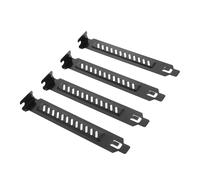 Homoyoyo Lot de 20 Plaques D'obturation Pci pour Boîtier Pc, Cache Fente Arrière en Métal Ventilé Noir, Déflecteur Anti-poussière Compatible Châssis Standard, Protection Ventilation Efficace