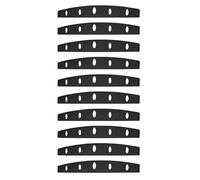 Homoyoyo Lot de 20 Protège-lames en Plastique pour Couteau à Pizza Incurvé 30 Cm, Étuis de Protection Réutilisables pour Lame Cuisine en Acier Inoxydable, Sécurité et Hygiène pour