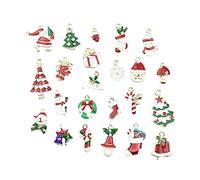 Homoyoyo Lot De 23 Breloques De Noël En Perles Pour De Bijoux - Décorations Festives à Et Vos Projets De