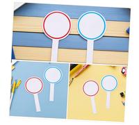 Homoyoyo Lot De 24 Palettes De Réponse Pour Salle De Classe Palettes De Vote Tableau Blanc De Test Tableau D'Écriture Manuscrite Petits Tableaux Blancs Pour Étudiants