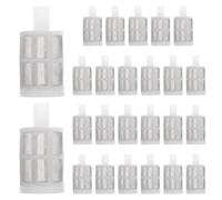 Homoyoyo Lot de 25 Filtres de Pompe à Eau 10 Mm, Crépine de Filtration Microporeuse pour Pulvérisateurs Agricoles et Domestiques, Passoire Interne Solide Compatible Systèmes Aquatiques