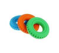 Homoyoyo Lot de 3 Anneaux de Préhension en Silicone Antidérapants pour Entraînement Main - 40 LB Bleu 50 LB Vert Orange - Renforceur de Force de Poignet Portable pour Rééducation