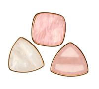 Homoyoyo Lot De 3 Bagues De Palette à Ongles Nacrées, Tailles 08 10 12, Résine, Palette De Mélange Vernis Pour Manucure Nail Art, Femmes Amateurs Et Professionnelles, Usage Fêtes Et Salon De Beauté