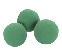 Homoyoyo Lot de 3 Boules de Mousse à Fleurs en Forme d'oasis - Fleurs séchées - Décoration de Noël et de Mariage - pour Fleurs fraîches