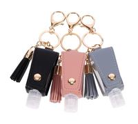 Homoyoyo Lot De 3 Bouteilles De Voyage Rechargeables De 30 Ml Porte-clés, Petite Taille, Joint Étanche, Pour Hommes Et Femmes, Usage Voyage Et Quotidien, Couleurs Noir Bleu Clair Rose