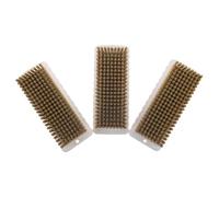 Homoyoyo Lot de 3 Brosses à Linge à Poils Doux pour Nettoyage Textile, Brosse Détachante Grosse Taille pour Doudoune et Col de Chemise, Outil Polyvalent pour Vêtements et Entretien