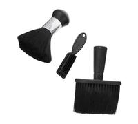 Homoyoyo Lot de 3 Brosses de Nettoyage pour Cheveux Cassés Taille Moyenne, Plumeau Multifonction en Plastique Léger, pour Coiffeurs Professionnels et Usage Salon, Brosses à Cou pour Coupe