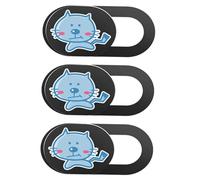 Homoyoyo Lot De 3 Caches pour Caméra Arrière Dordinateur Portable Motif Chat pour Plus De Confidentialité
