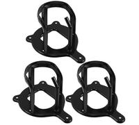 Homoyoyo Lot de 3 Crochets D’Écurie en Métal Résistant Support Mural pour Bride et Licol de Cheval Accessoires de Rangement Robustes et Protégés pour Box à Chevaux Organisation Pratique