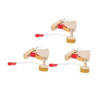 Homoyoyo Lot de 3 Marteaux en Bois pour Piano Droit, Pièces de Rechange, Accessoires Réparation Clavier, Compatibles Divers Modèles, Amélioration Jouabilité, Installation Rapide, Usage