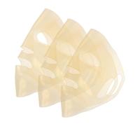 Homoyoyo Lot de 3 Masques Faciaux Réutilisables en Silicone Extensible Doré Couvre-Masque Ergonomique Oreilles Élastiques Masque Visage pour Soin Hydratant et Beauté Quotidienne