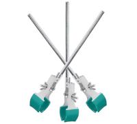 Homoyoyo Lot de 3 Pinces Universelles pour Laboratoire Pinces Triangulaires Vertes en Alliage Haute Résistance Fixations pour Flacons à Fond Rond et Béchers Accessoires Sécurisés pour