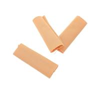 Homoyoyo Lot de 3 Protège-Doigts Simples Pêche la Mouche Manchons Antidérapants Réutilisables en Couleur Terre Cuite de 6,6 Cm Protection L’Abrasion pour Doigt Unique en Extérieur