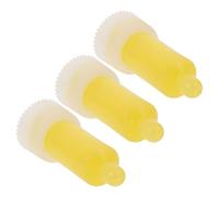 Homoyoyo Lot de 3 Têtes de Pompe en Caoutchouc pour Distributeur de Savonnette 350ml, Joint Étanche et Débit Liquide Fluide, pour Hôtels et Chambres D'hôtes Couleur Couleur Aléatoire