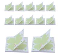 Homoyoyo Lot de 30 Blocs-notes Autocollants Saint-patrick à Motif Trèfle, Mini Carnets Détachables 3x3 Cm en Papier Épais pour Bureau, Fournitures Scolaires et Prise de Notes Rapide