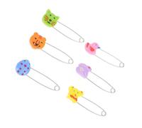 Homoyoyo Lot de 30 Épingles de Sûreté à Tête en Plastique pour Bébé, Acier Inoxydable, Verrouillage Sécurisé, Ne Tire Pas les Fils Couche, Couleurs Assorties