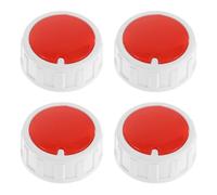 Homoyoyo Lot de 4 Boutons de Commande pour Chauffage D'appoint Boutons de Remplacement pour Ventilateur de Salle de Bain, Réglage de Vitesse, 6 Mm, Compatibles Radiateurs Muraux