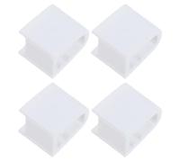 Homoyoyo Lot de 4 Boutons Variateurs Muraux de Remplacement Compatibles avec Skyl, Cadran de Gradation Simple en Plastique, Poignée de Réglage Lumière pour Installation Facile et